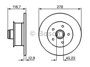 BOSCH 0 986 478 136 stabdžių diskas 
 Dviratė transporto priemonės -> Stabdžių sistema -> Stabdžių diskai / priedai
251 407 617, 251 407 617 A, 251 407 617 E