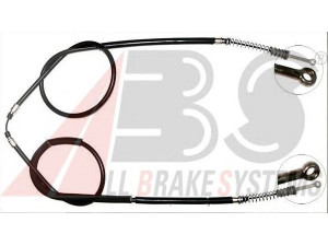 A.B.S. K10305 trosas, stovėjimo stabdys 
 Stabdžių sistema -> Valdymo svirtys/trosai
7757560, 7757560