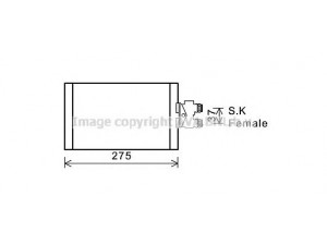 AVA QUALITY COOLING MS3535 alyvos aušintuvas, automatinė transmisija 
 Transmisija -> Automatinė pavarų dėžė -> Radiatorius
2115000200, 2115001600, 2115001700