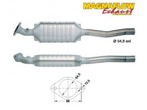 MAGNAFLOW 86334 katalizatoriaus keitiklis 
 Išmetimo sistema -> Katalizatoriaus keitiklis
7700821146