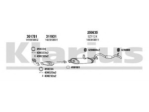KLARIUS 820105E išmetimo sistema 
 Išmetimo sistema -> Išmetimo sistema, visa