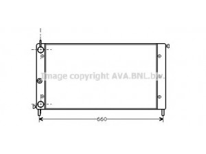 AVA QUALITY COOLING FT2058 radiatorius, variklio aušinimas 
 Aušinimo sistema -> Radiatorius/alyvos aušintuvas -> Radiatorius/dalys
7586746, 7691274