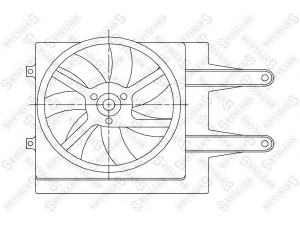 STELLOX 29-99258-SX ventiliatorius, radiatoriaus 
 Aušinimo sistema -> Radiatoriaus ventiliatorius
191959455AF, 1H0959455B, 1H0959455D