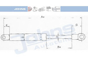 JOHNS 67 12 95-91 dujinė spyruoklė, bagažinė 
 Priedai -> Bagažinė/pakrovimo skyrius
SE021526200A