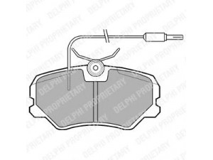 DELPHI LP564 stabdžių trinkelių rinkinys, diskinis stabdys 
 Techninės priežiūros dalys -> Papildomas remontas
4250.55, 4250.78, 4250.87, 4250.95