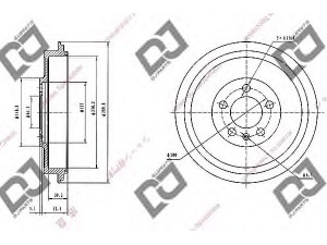 DJ PARTS BR1063 stabdžių būgnas 
 Stabdžių sistema -> Būgninis stabdys -> Stabdžių būgnas
1J0609617B