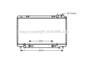AVA QUALITY COOLING TO2458 radiatorius, variklio aušinimas
1640064690, 1640064691