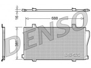 DENSO DCN23017 kondensatorius, oro kondicionierius 
 Oro kondicionavimas -> Kondensatorius
4401424, 7701052120, 9109424, 4401424