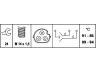 HELLA 6ZT 007 837-001 temperatūros jungiklis, radiatoriaus ventiliatorius 
 Aušinimo sistema -> Siuntimo blokas, aušinimo skysčio temperatūra
1 378 073, 61 31 1 378 073