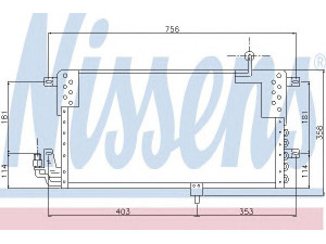 NISSENS 94329 kondensatorius, oro kondicionierius 
 Oro kondicionavimas -> Kondensatorius
357.820.413 C
