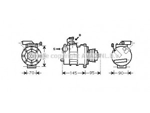 AVA QUALITY COOLING AIK267 kompresorius, oro kondicionierius 
 Oro kondicionavimas -> Kompresorius/dalys
4Z7260805D, 4Z7260805E, 4Z7260805F