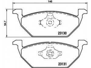 HELLA 8DB 355 008-591 stabdžių trinkelių rinkinys, diskinis stabdys 
 Techninės priežiūros dalys -> Papildomas remontas
1J0615115, 1J0698151, 1J0698151A