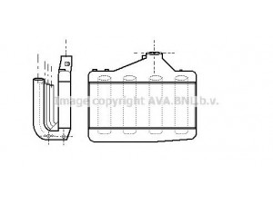 AVA QUALITY COOLING AL4042 tarpinis suslėgto oro aušintuvas, kompresorius 
 Variklis -> Oro tiekimas -> Įkrovos agregatas (turbo/superįkrova) -> Tarpinis suslėgto oro aušintuvas
60533547, 60555326