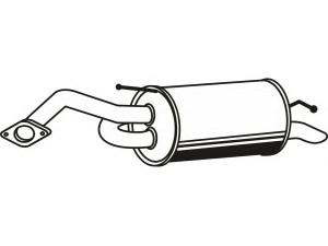 FENNO P1984 galinis duslintuvas 
 Išmetimo sistema -> Duslintuvas
96591511, 96591511