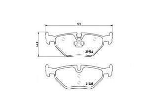 BREMBO P 06 025 stabdžių trinkelių rinkinys, diskinis stabdys 
 Techninės priežiūros dalys -> Papildomas remontas
34112157571, 34211164499, 34211164501