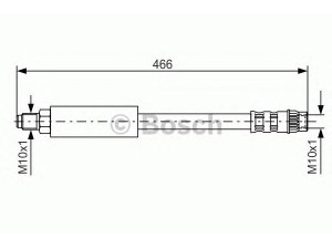 BOSCH 1 987 476 492 stabdžių žarnelė 
 Stabdžių sistema -> Stabdžių žarnelės
77 04 001 956, 77 04 002 444