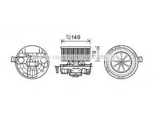 PRASCO RT8570 elektrovariklis, vidinis pūtiklis 
 Šildymas / vėdinimas -> Orpūtė/dalys
7701056964