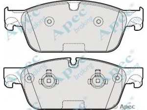 APEC braking PAD1914 stabdžių trinkelių rinkinys, diskinis stabdys 
 Techninės priežiūros dalys -> Papildomas remontas
A0064203620, A0064203720, A0074200920