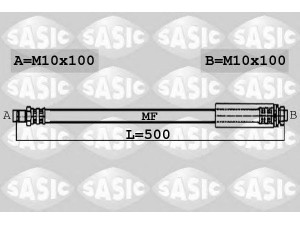 SASIC 6606224 stabdžių žarnelė 
 Stabdžių sistema -> Stabdžių žarnelės
1501841