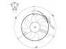NRF 47527 ventiliatorius, radiatoriaus 
 Aušinimo sistema -> Oro aušinimas
1377294, 64541376018, 64541377294
