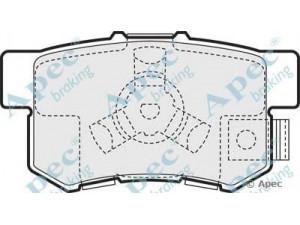 APEC braking PAD1457 stabdžių trinkelių rinkinys, diskinis stabdys 
 Techninės priežiūros dalys -> Papildomas remontas
43022S9A010, 43022S9AE00, 43022SJFE00