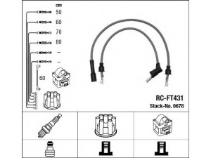 NGK 0678 uždegimo laido komplektas 
 Kibirkšties / kaitinamasis uždegimas -> Uždegimo laidai/jungtys
58 88 32 7, 58 88 32 7, 5888 327