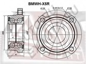 ASVA BMWH-X5R rato stebulė 
 Ašies montavimas/vairavimo mechanizmas/ratai -> Rato stebulė/montavimas -> Rato stebulė
33411095238