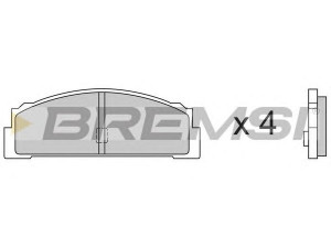 BREMSI BP2003 stabdžių trinkelių rinkinys, diskinis stabdys 
 Techninės priežiūros dalys -> Papildomas remontas
0000005951863, 16844100, 16844200