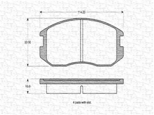 MAGNETI MARELLI 363702160571 stabdžių trinkelių rinkinys, diskinis stabdys 
 Techninės priežiūros dalys -> Papildomas remontas
DBP511110, MB 699 464, MB 699 473