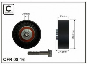 CAFFARO 08-16 kreipiantysis skriemulys, V formos rumbuotas diržas 
 Diržinė pavara -> V formos rumbuotas diržas/komplektas -> Laisvasis/kreipiamasis skriemulys
46756937, 46756937, 55199669, 55204392