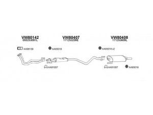 VENEPORTE 800532 išmetimo sistema 
 Išmetimo sistema -> Išmetimo sistema, visa