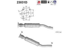 AS 23031D katalizatoriaus keitiklis 
 Išmetimo sistema -> Katalizatoriaus keitiklis
5278860AD, 5278860AE, 5278860AF
