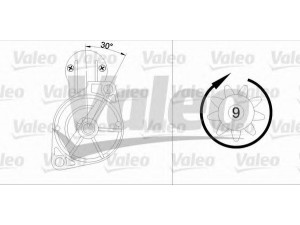 VALEO 455566 starteris 
 Elektros įranga -> Starterio sistema -> Starteris
M3T13073, M3T23081, M3T25281, M3T25282