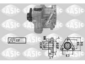 SASIC 7076048 hidraulinis siurblys, vairo sistema 
 Vairavimas -> Vairo pavara/siurblys
8E0145155, 8E0145155X, 8E0145156T