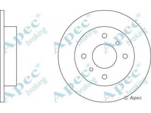 APEC braking DSK641 stabdžių diskas 
 Dviratė transporto priemonės -> Stabdžių sistema -> Stabdžių diskai / priedai
4320659J01, 432065M311, 4320699B01