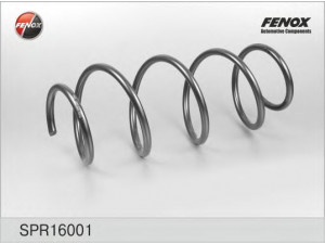FENOX SPR16001 spyruoklė 
 Pakaba -> Spyruoklės
8200106133, 8200106134, 8200106135