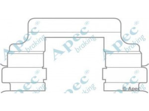 APEC braking KIT578 priedų komplektas, stabdžių trinkelė 
 Stabdžių sistema -> Būgninis stabdys -> Dalys/priedai