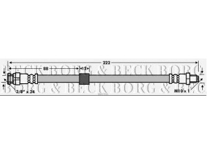 BORG & BECK BBH7556 stabdžių žarnelė 
 Stabdžių sistema -> Stabdžių žarnelės
5105654-AA