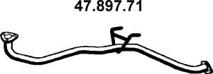 EBERSPÄCHER 47.897.71 išleidimo kolektorius 
 Išmetimo sistema -> Išmetimo vamzdžiai
17401-54230