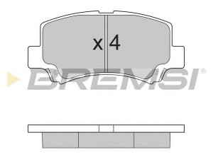 BREMSI BP2894 stabdžių trinkelių rinkinys, diskinis stabdys 
 Techninės priežiūros dalys -> Papildomas remontas
5581025F10, 5581075F00, 5581075F00000