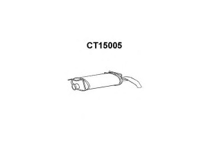 VENEPORTE CT15005 galinis duslintuvas 
 Išmetimo sistema -> Duslintuvas
95631603, 96064421, 96067240, 96067241