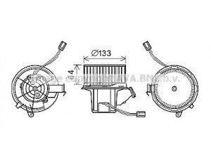 AVA QUALITY COOLING MS8628 elektrovariklis, vidinis pūtiklis 
 Šildymas / vėdinimas -> Orpūtė/dalys
2128200708, A2128200708