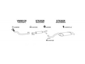 VENEPORTE 630065 išmetimo sistema 
 Išmetimo sistema -> Išmetimo sistema, visa