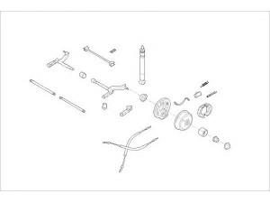 DELPHI RENA-02051-R rato pakaba 
 Ašies montavimas/vairavimo mechanizmas/ratai -> Prekių paieška pagal schemą