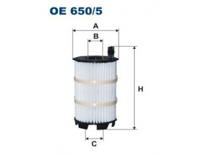 FILTRON OE650/5 alyvos filtras 
 Techninės priežiūros dalys -> Techninės priežiūros intervalai
079115561F, 079115561K, 079198405B