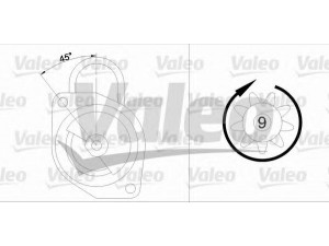VALEO 433274 starteris 
 Elektros įranga -> Starterio sistema -> Starteris
12 41 1 355 693, 12 41 9 056 639