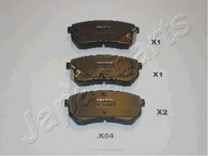 JAPANPARTS PP-K04AF stabdžių trinkelių rinkinys, diskinis stabdys 
 Techninės priežiūros dalys -> Papildomas remontas
58302-0XA00, 58302-07A00, 58302-07A10