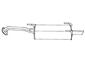 AKS DASIS SG44654 galinis duslintuvas