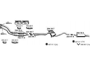 ERNST 010545 išmetimo sistema 
 Išmetimo sistema -> Išmetimo sistema, visa