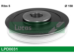 LUCAS ENGINE DRIVE LPD0031 skriemulys, alkūninis velenas 
 Diržinė pavara -> Dirželio skriemulys
9467510480, 9630647280, 9651770980